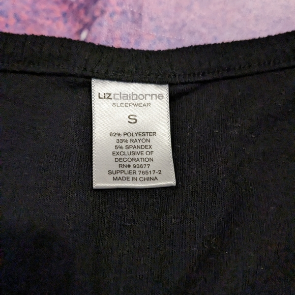 🐆 Liz Claiborne Cheetah Leopard Pajama Set Size Small - Picture 3 of 10